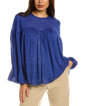 Trina Turk Women's Clip Jacquard Blouse