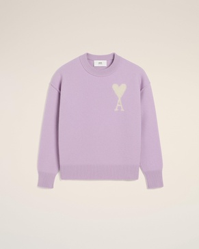 Purple Wool Ami de Coeur Sweater