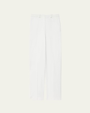 Wide-Leg Fluid Trousers