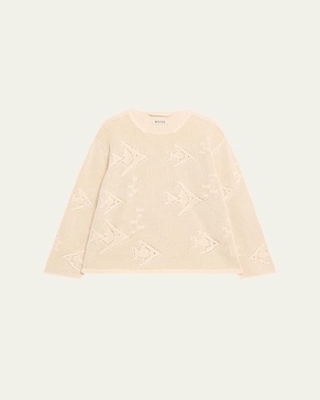 Angel Fish Knit Lace Pullover