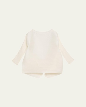 Paneled Pleats Top