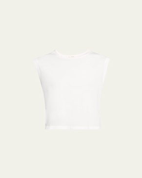 Sleeveless Cropped Babe Tee