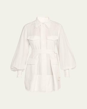 Illuminate Utility Mini Dress
