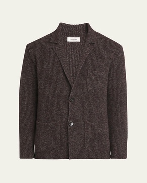 Men's Cashmere Single-Breasted Overcoat