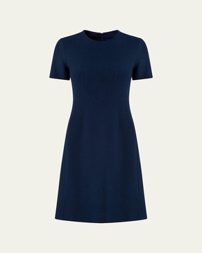 Double-Face A-Line Dress