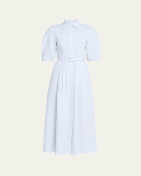 Maude Belted Shirt Dress