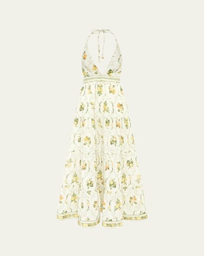 Jacinta Backless Halter Maxi Dress