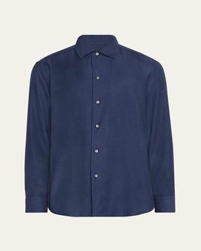 Men's Cotton Twill Sport Shirt