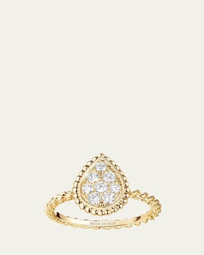 Serpent Boheme S Motif Ring with Diamonds