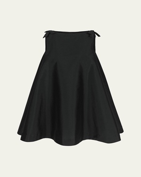 Boatneck Cape Mini Dress