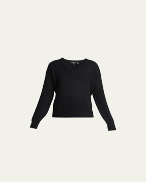 V-Neck Easy Cashmere Pullover