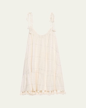Jaxson Tassel-Trim Mini Dress