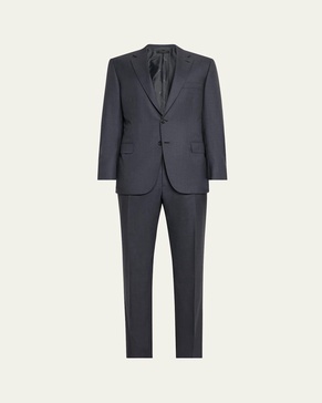 Men's Brunico Virgin Wool Two-Piece Suit