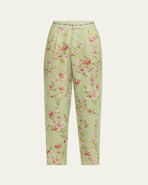 Florecer Honeysuckle Linen Pants