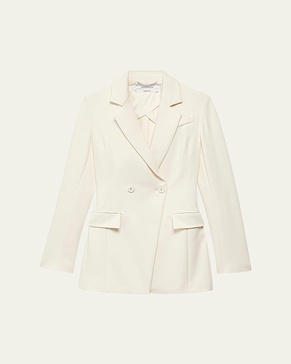 Jersey Double-Breasted Jacket