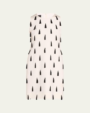 Tassel Sheath Mini Dress
