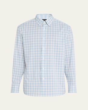Men's Cotton Plaid Sport Shirt