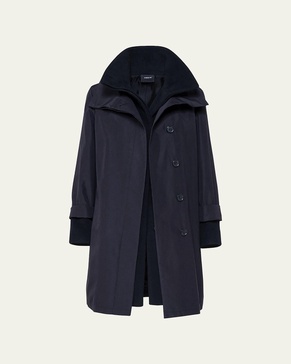 Storm System Double-Breasted Coat
