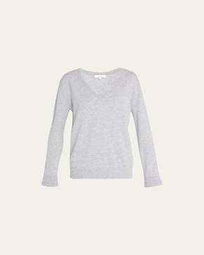 Weekend V-Neck Cashmere Pullover Sweater