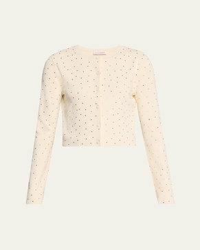 Ferris Studded Jersey Cardigan