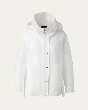 Palina Double Layer Techno Grid Parka