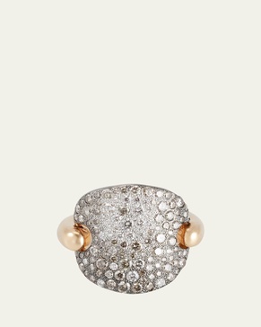 18K Rose Gold Sabbia Diamond Statement Ring