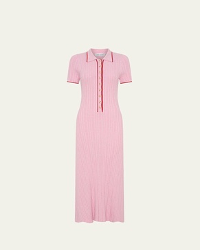 Penelope Ribbed Midi Dress