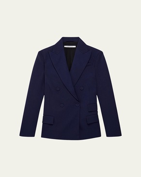Relaxed Double-Breasted Jacket