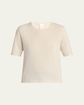 Ipar Short Sleeve Cashmere Top