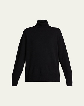 Stepny Wool-Cashmere Turtleneck Top