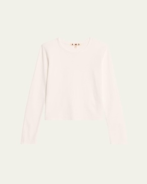 Slim Rib Long-Sleeve Tee