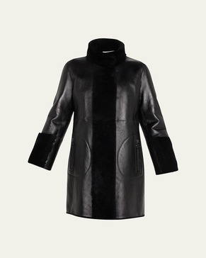 Reversible Lamb Shearling Coat