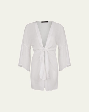 Solid Perola Knot Short Coverup