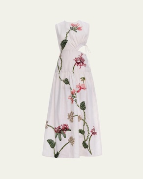 Otono Orquidea Cutout Midi Dress