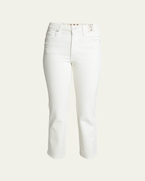 Bella Flare Jeans w/ Released Hem