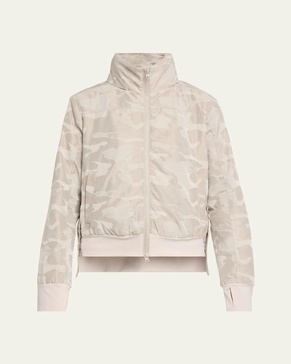 Violette Camo Bomber Jacket
