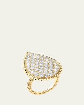 XL 18K Yellow Gold Serpent Boheme Diamond Ring
