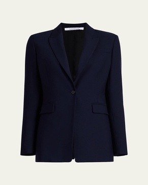 Single Button Blazer Jacket