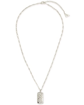 Sterling Forever Gemini Constellation Dog Tag Necklace