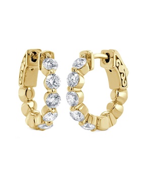 Sabrina Designs 14K 1.00 ct. tw. Diamond Hoops