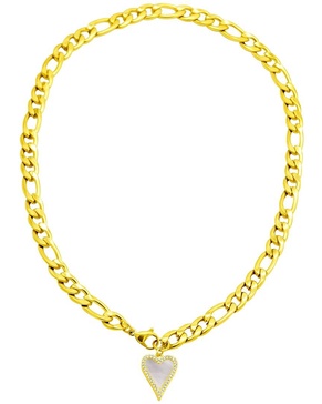 ADORNIA 14K Plated Pearl Pendant Necklace