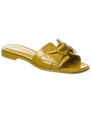 Alexandre Birman Maxi Clarita Square Leather Sandal