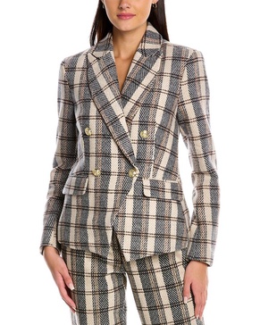 Alexia Admor Classic Double-Breasted Wool-Blend Blazer