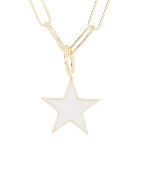 ADORNIA 14K Over Silver Star Necklace