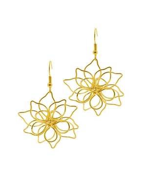 ADORNIA 14K Plated Dangle Earrings