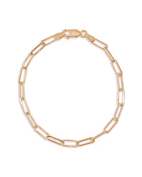 Sabrina Designs 14K Rose Gold Paperclip Link Bracelet