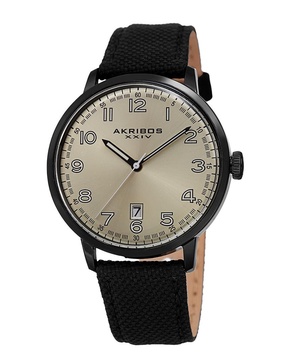 Akribos XXIV Men's Canvas Watch