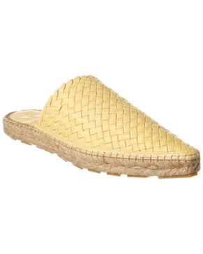 Bottega Veneta Intreccio Leather Espadrille