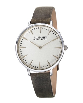 August Steiner Women's Genuine Leather Watch