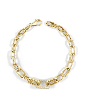 Sabrina Designs 14K 1.21 ct. tw. Diamond Link Bracelet